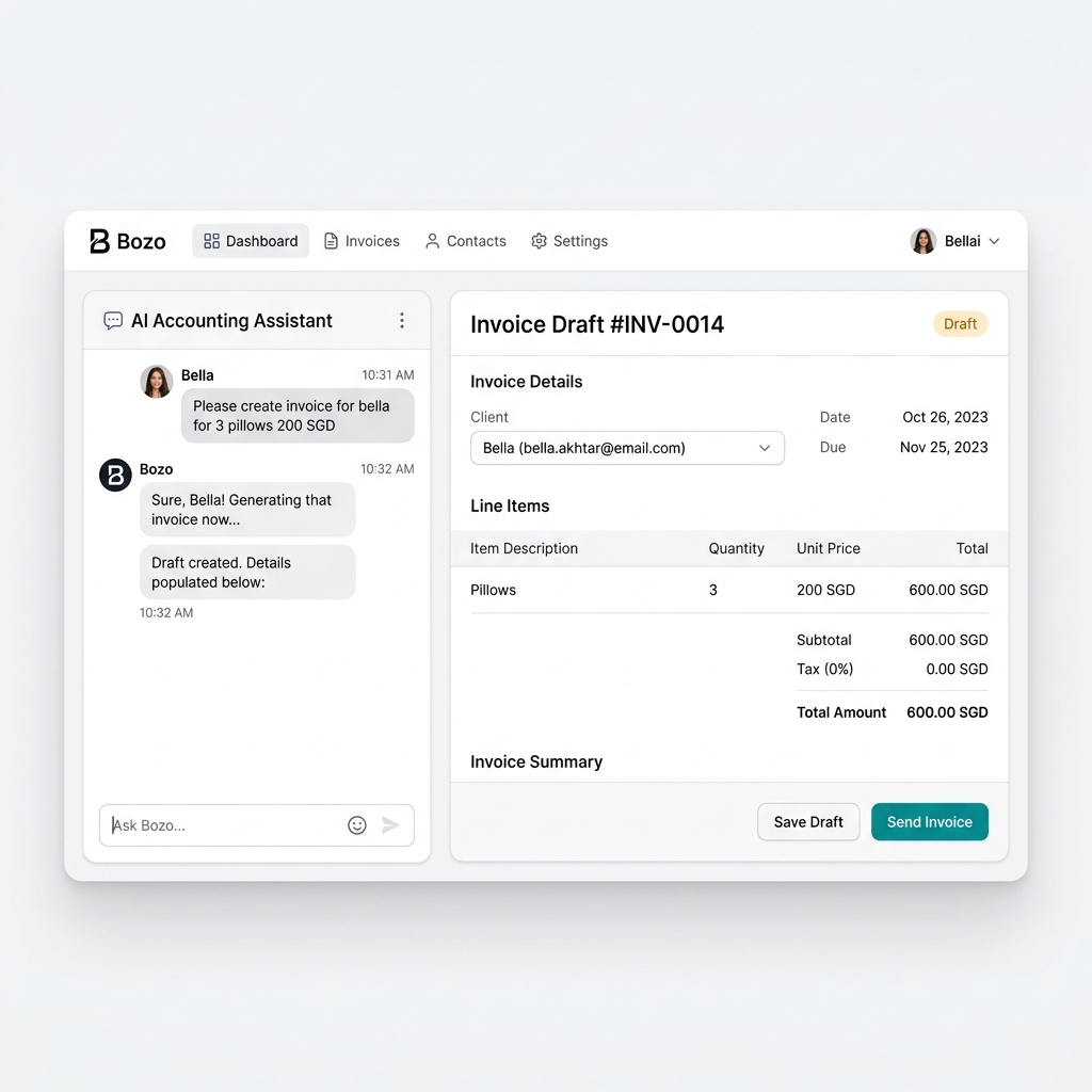 FinBozo Chat Interface